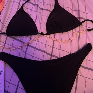 Amazon bathing suit. Medium but can fit like a large